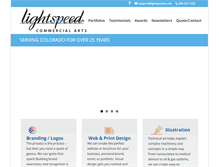 Tablet Screenshot of lightspeedca.net